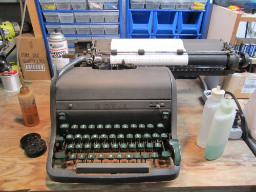 vintage typewriter repair