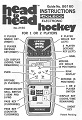 Coleco Head to Head Hockey User's Manual